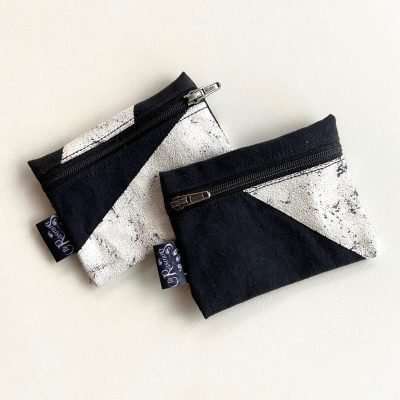 Leaf Logo recycled pouch